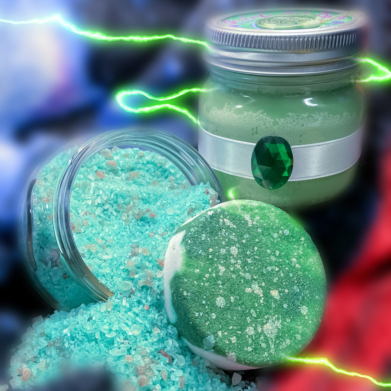 Scentai Green Bath Bombs